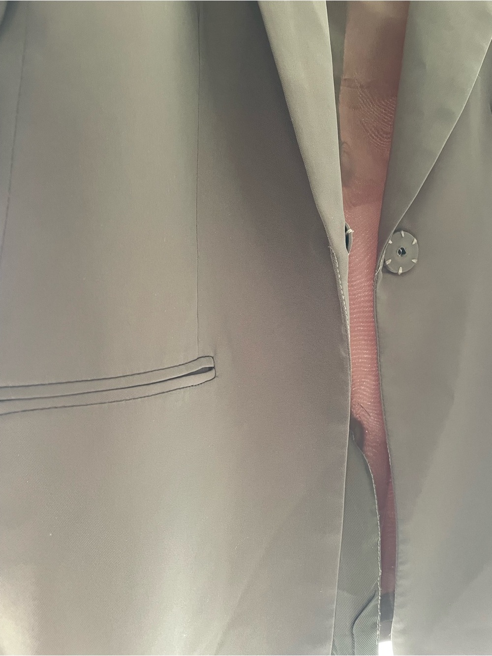 Audrey Olive-Tone Tailored Blazer - Picture 4 of 6